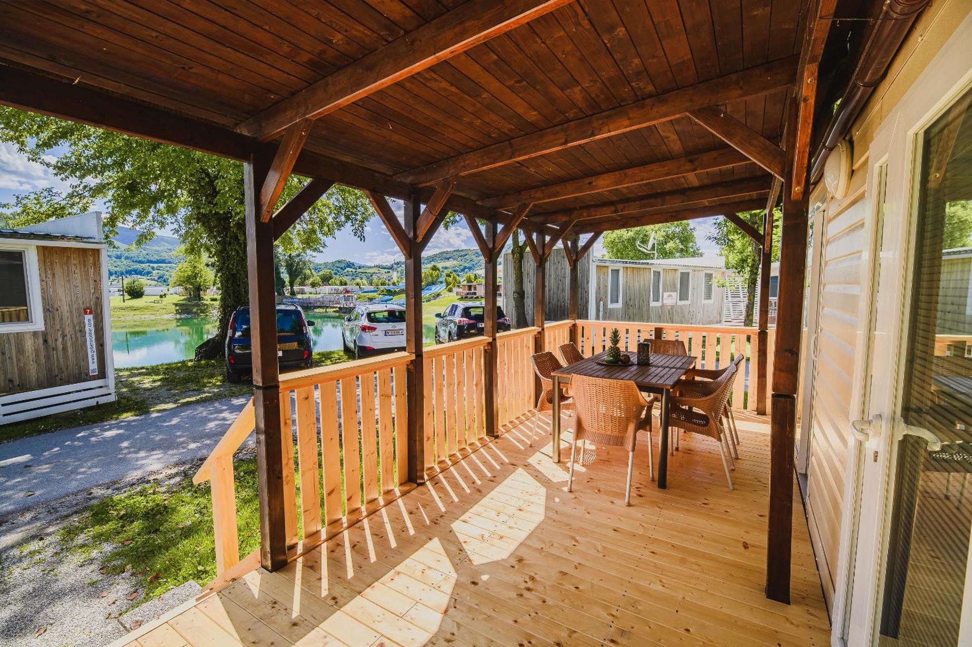 Lake View Mobile Homes With Thermal Riviera Tickets In Terme Catez Catez ob Savi Zimmer foto