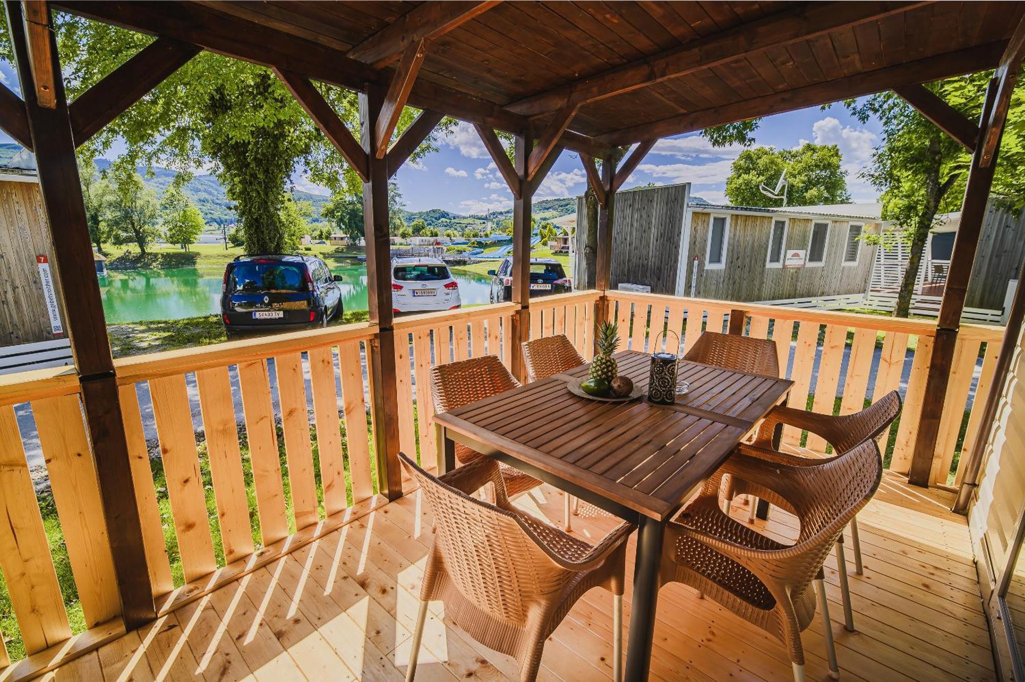 Lake View Mobile Homes With Thermal Riviera Tickets In Terme Catez Catez ob Savi Zimmer foto